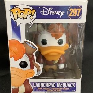 FUNKO POP DISNEY LAUNCHPAD MCQUACK #297 VAULTED/RETIRED